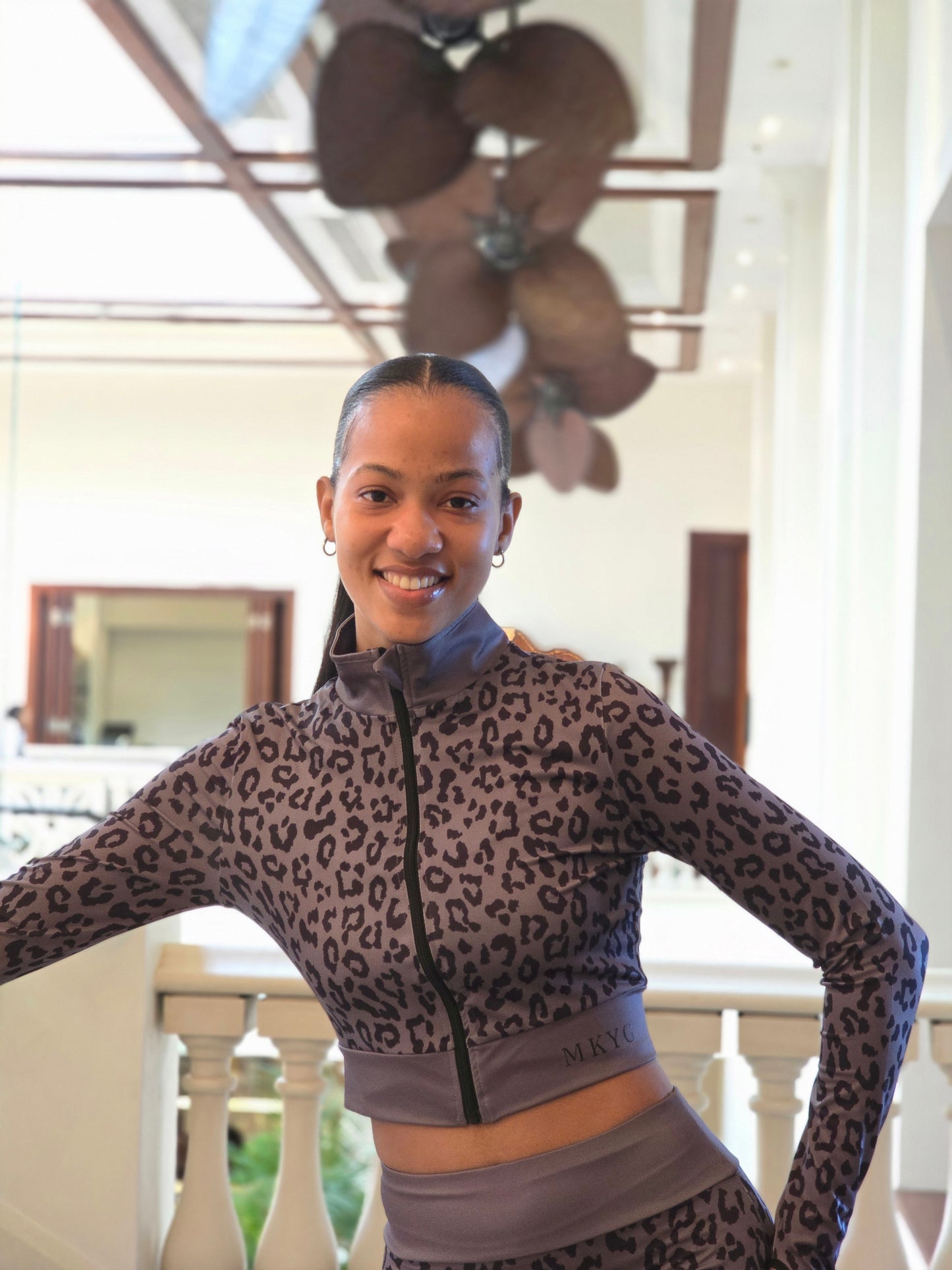 Leopard Luxe Leggings & Jacket Set