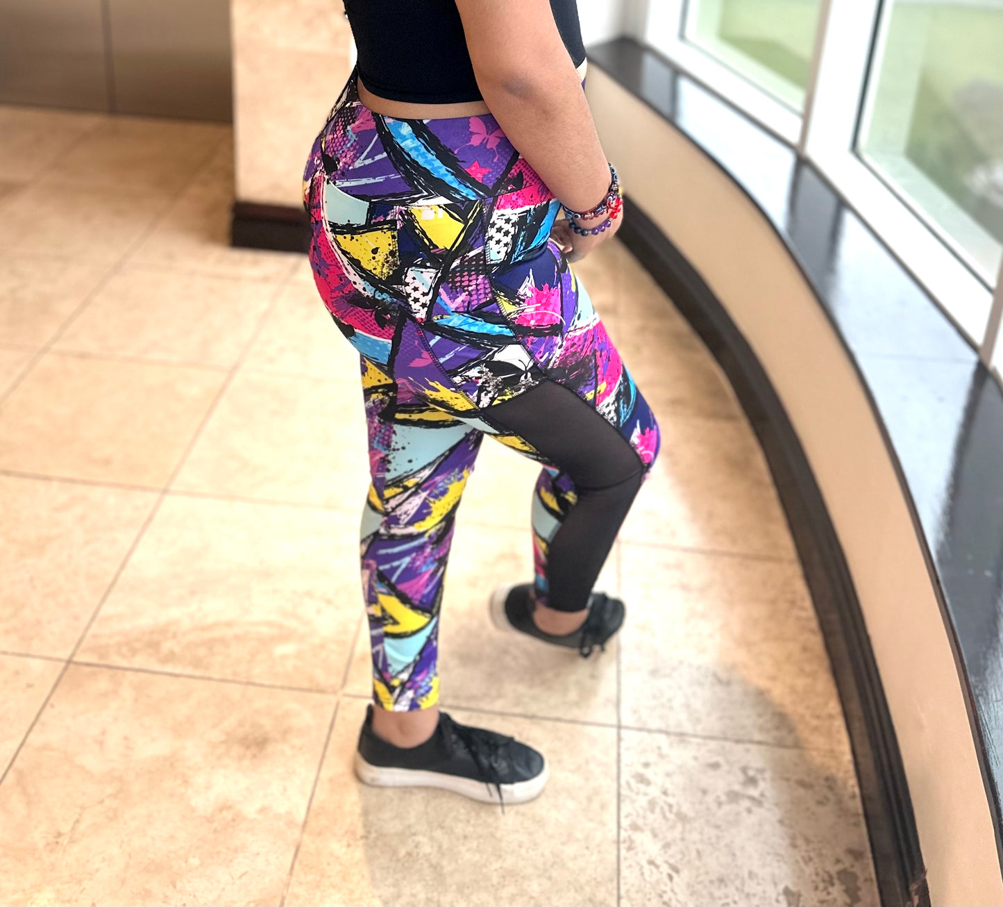 Butterfly Sanctuary Mesh Leggings