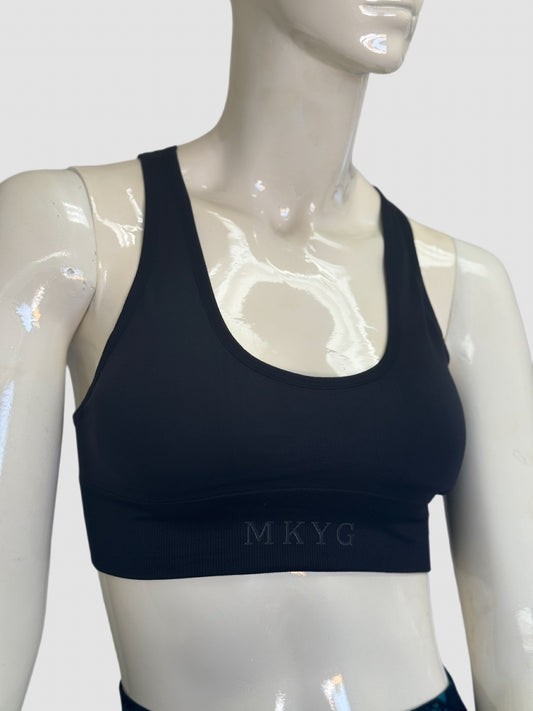 Black Spandex Sports Bra