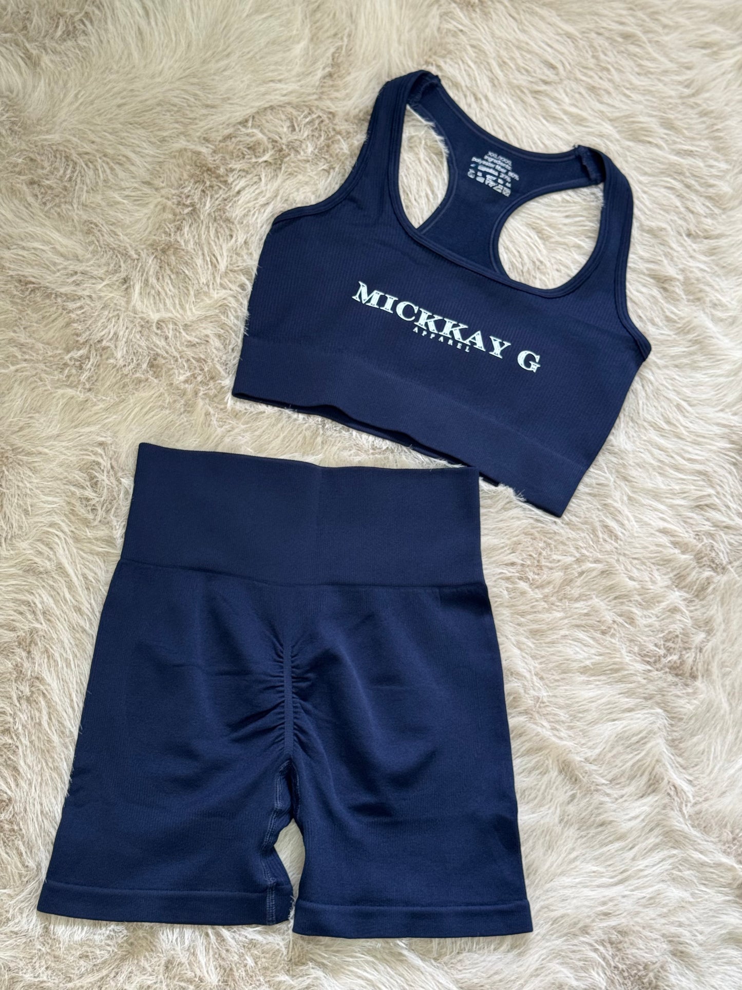 Rib Sculpt Seamless Shorts Set