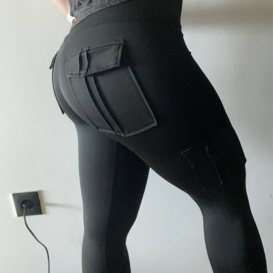 Cargo Leggings -Black