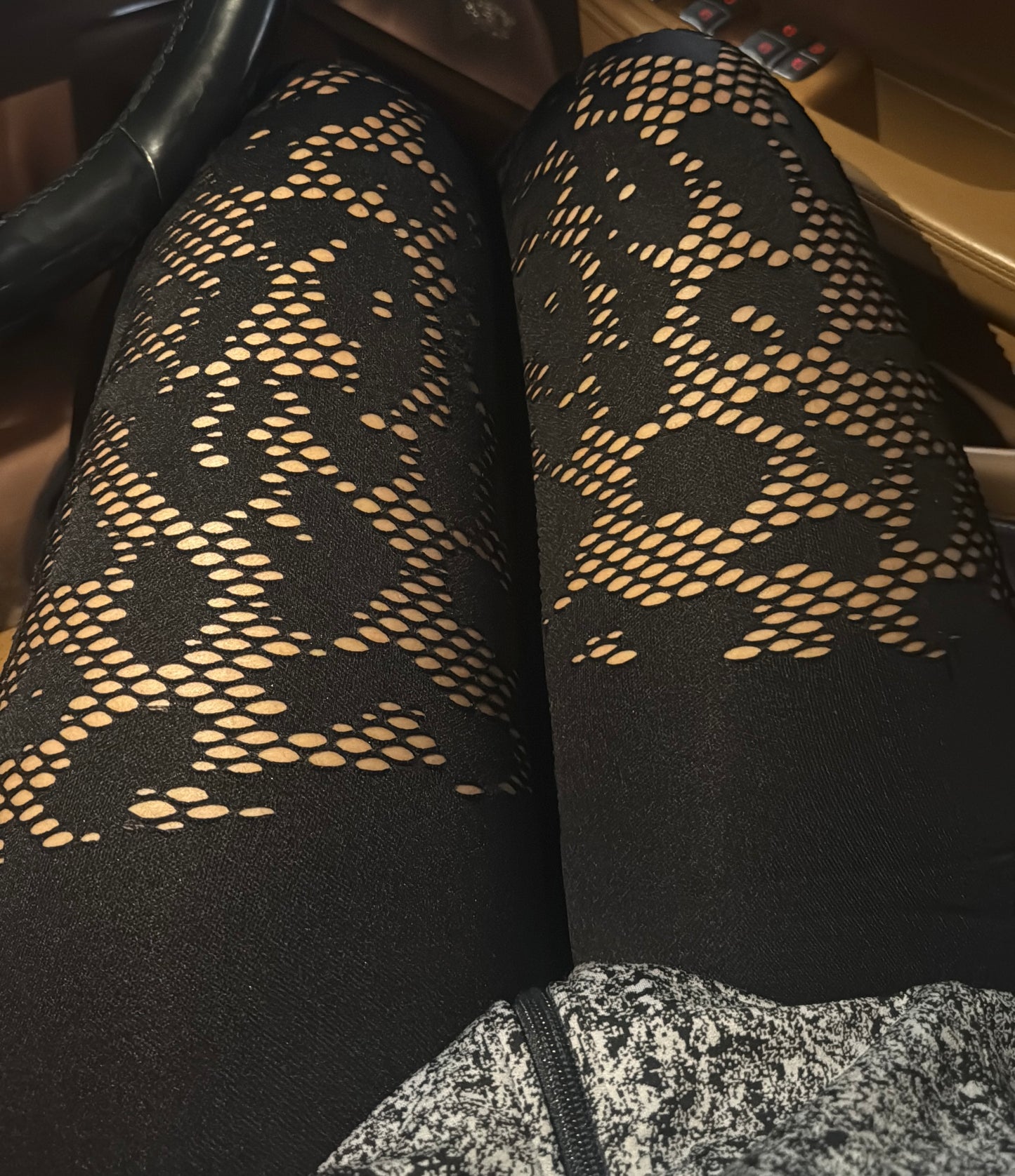 Black Opal Net Leggings