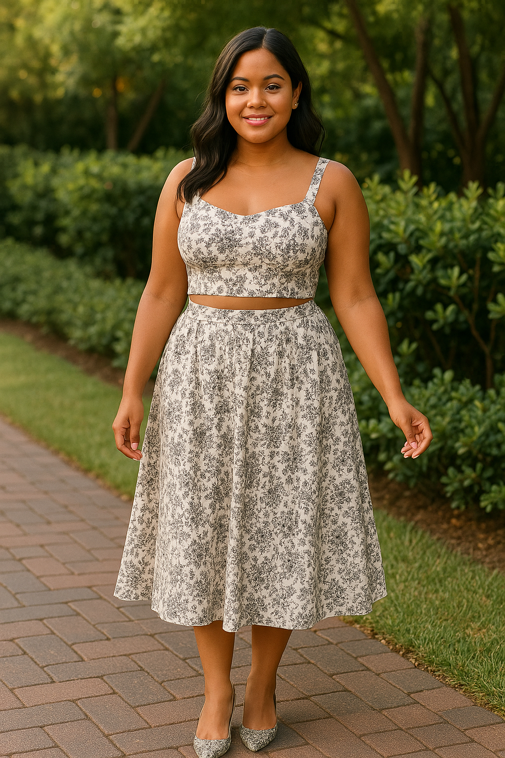 Santorini Skirt Set