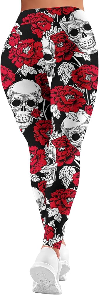 Skulls and Roses Leggings