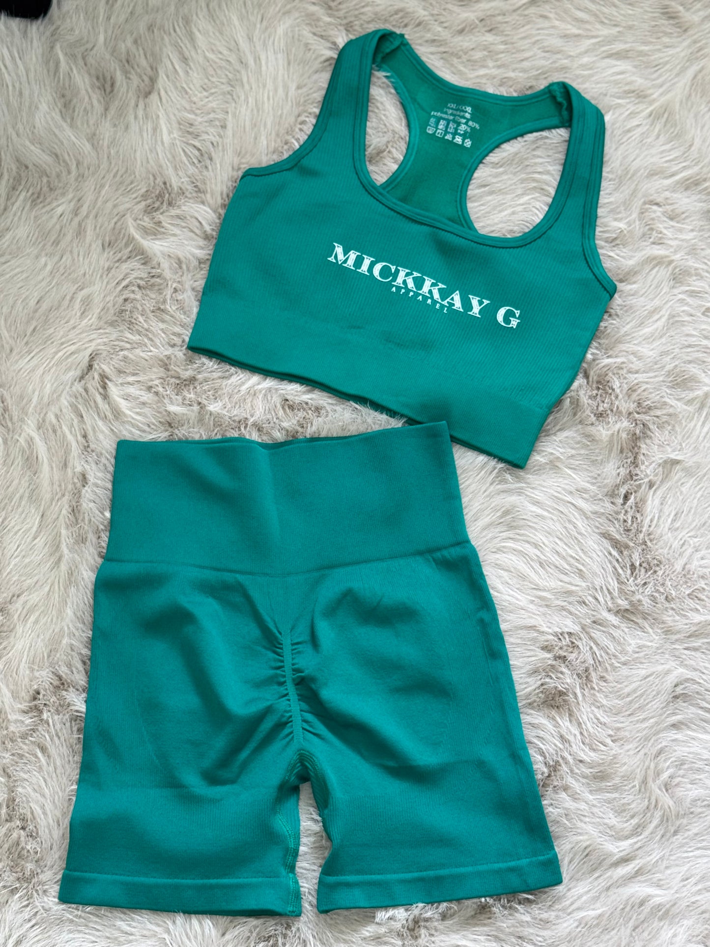 Rib Sculpt Seamless Shorts Set