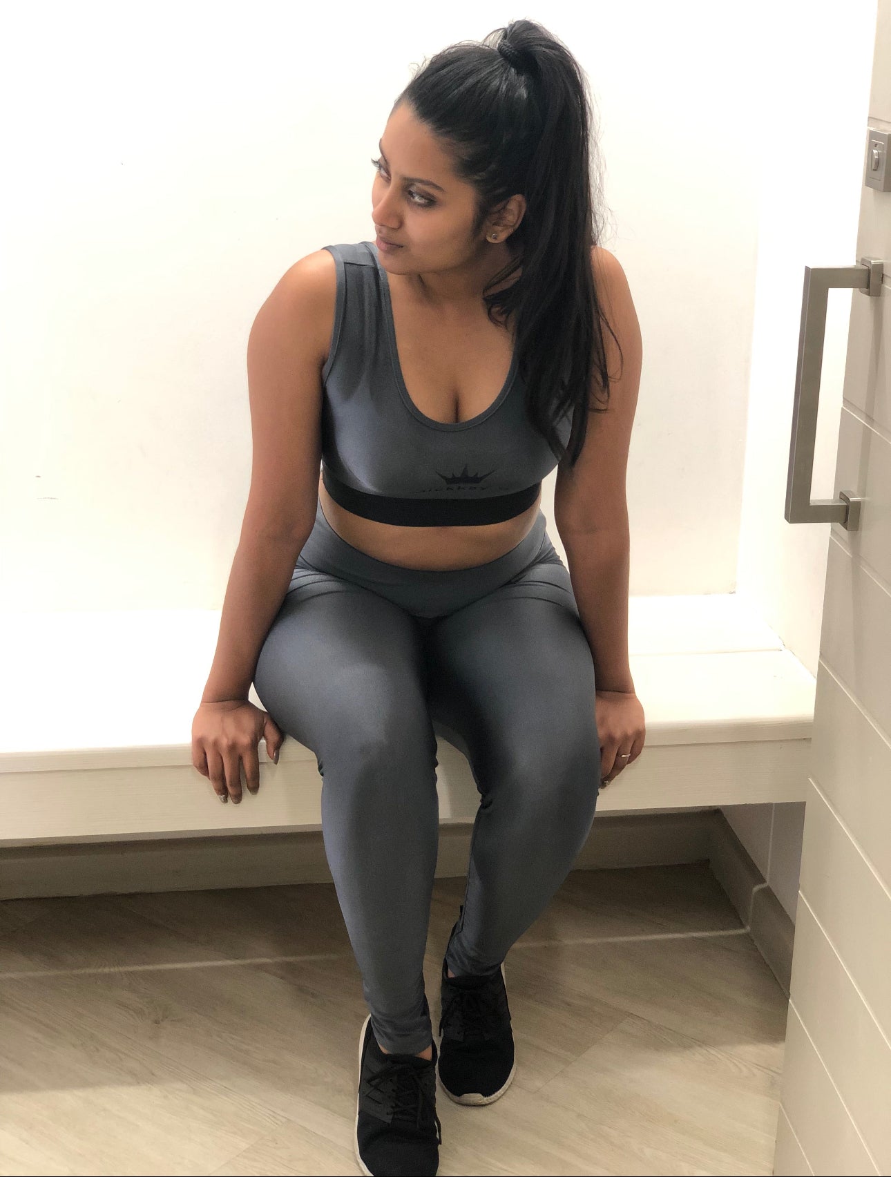 Chrome Flex Metallic Leggings
