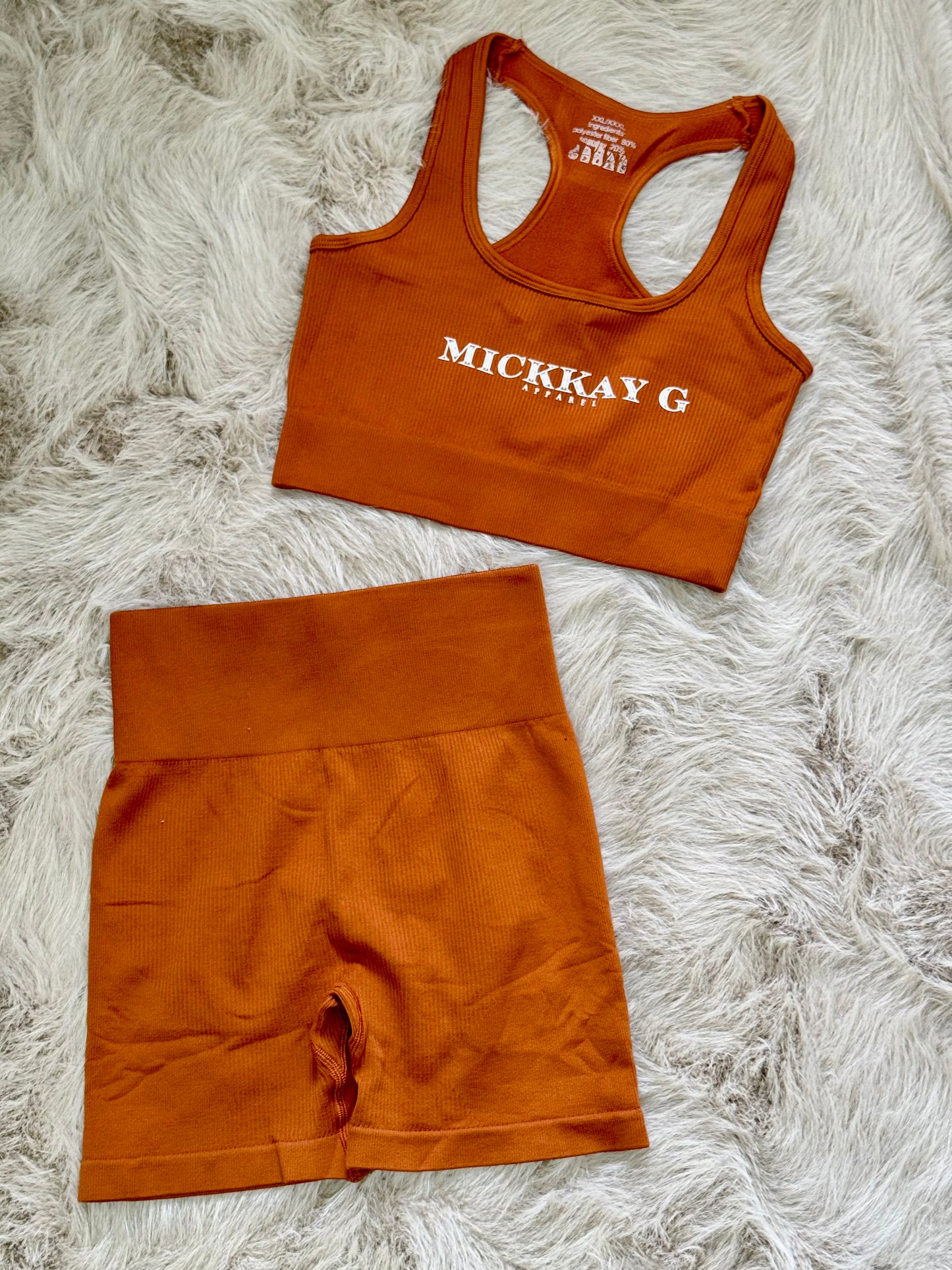 Rib Sculpt Seamless Shorts Set