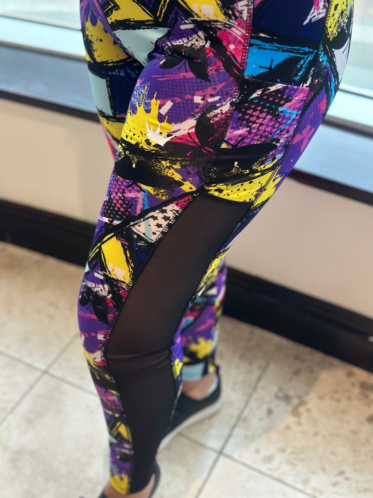Butterfly Sanctuary Mesh Leggings
