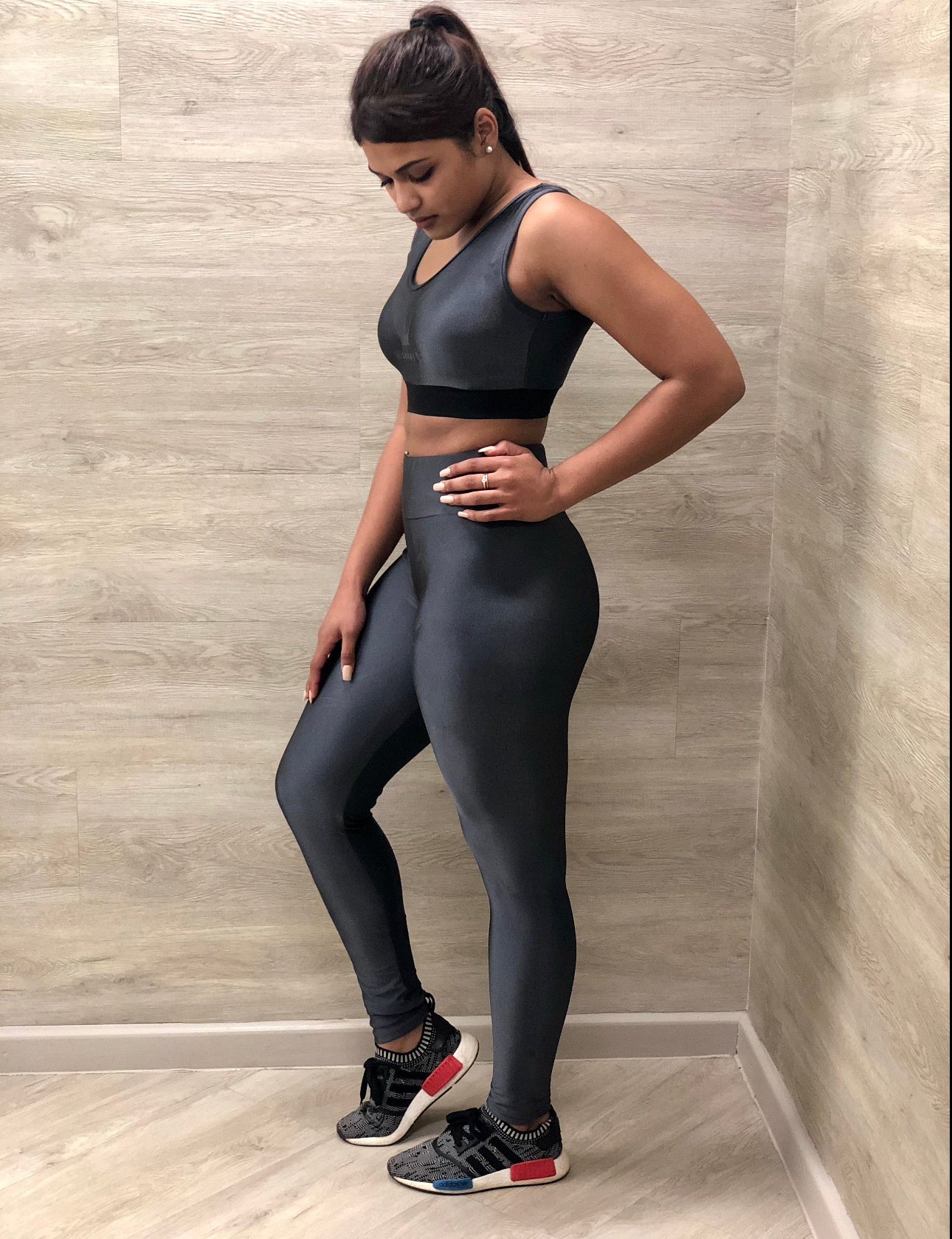 Chrome Flex Metallic Leggings
