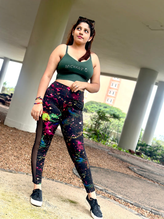 Paintball Mesh Leggings