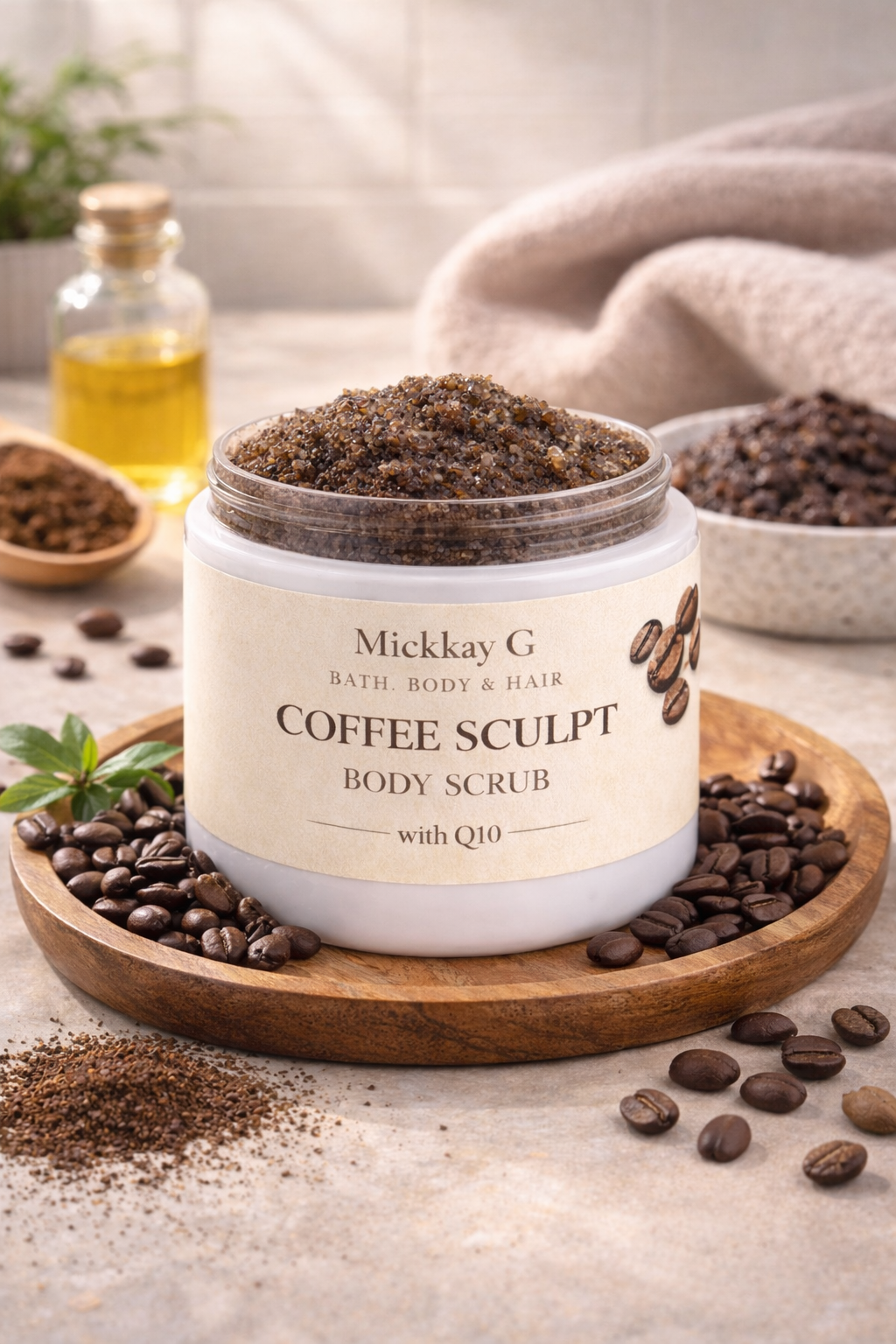 Coffee Butter Cellulite Body Scrub with Q10
