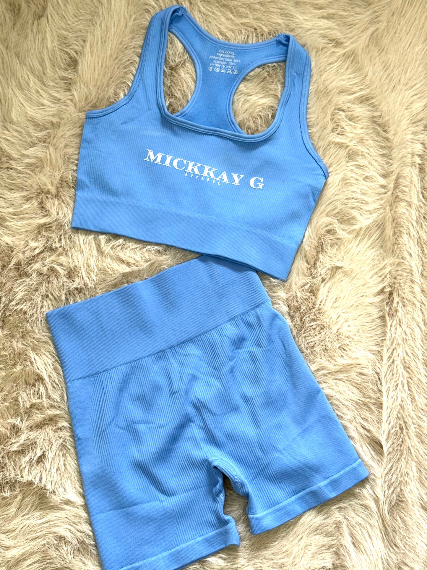 Rib Sculpt Seamless Shorts Set