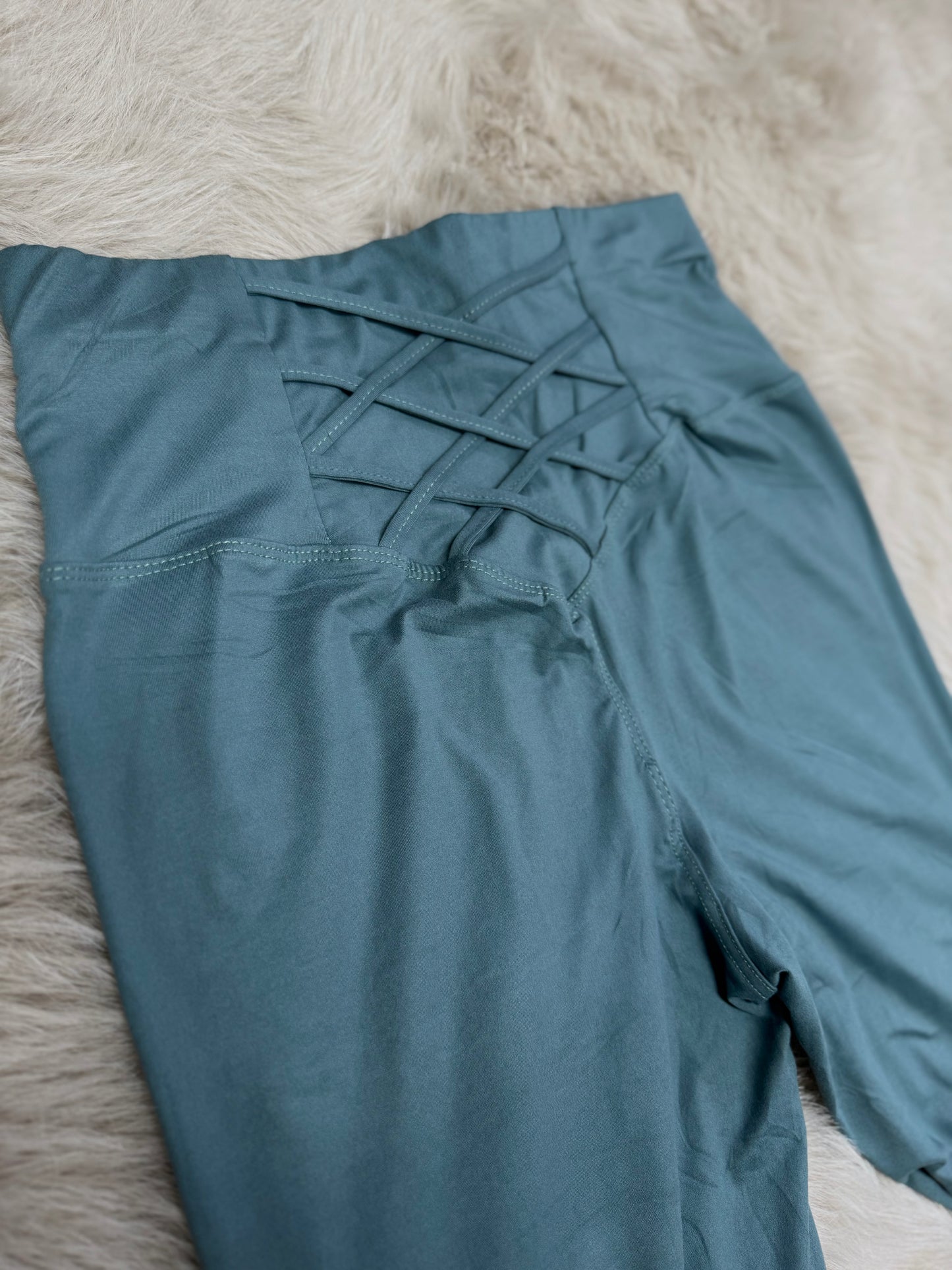 Oblique Cross Leggings