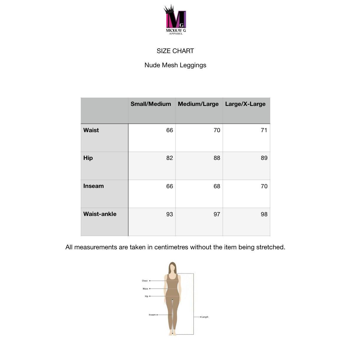 Nudes Mesh Leggings