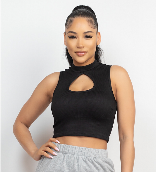 Keyhole crop top