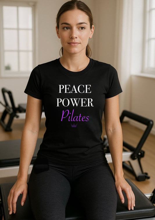 Peace Power Pilates T shirt