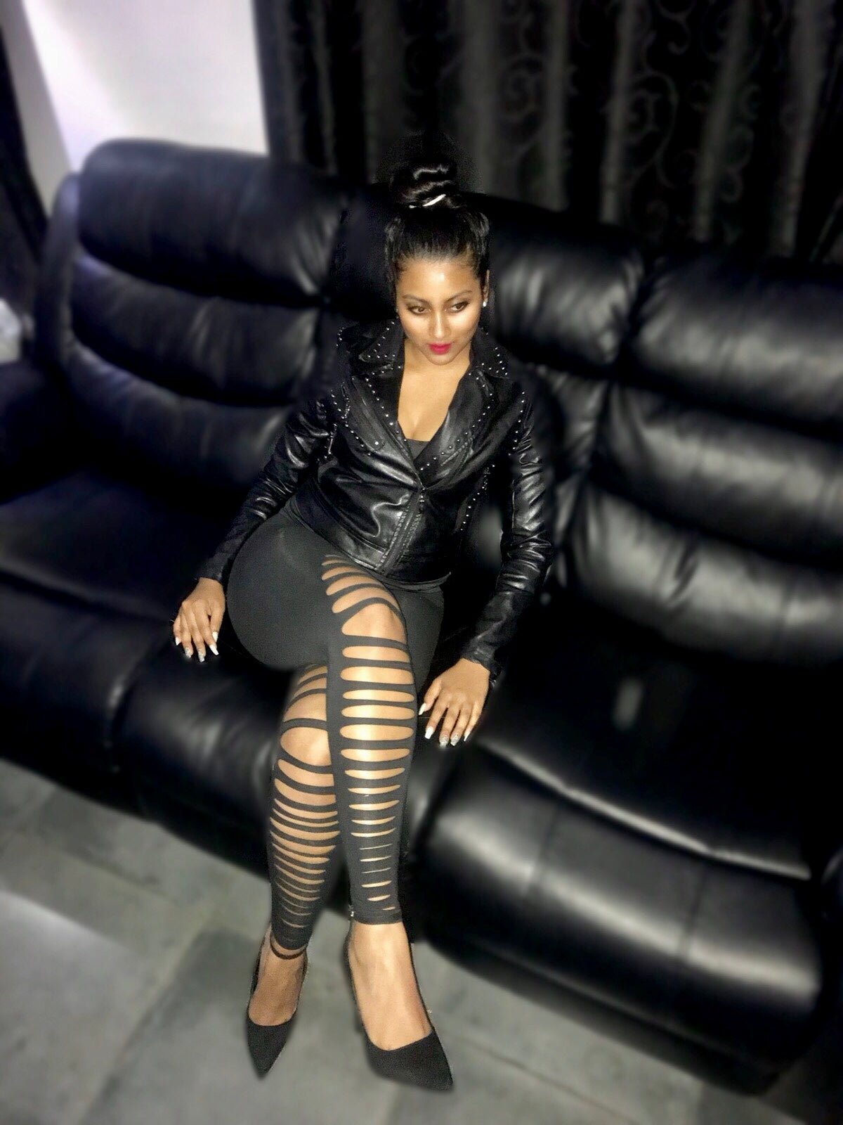 Xtreme Front ripped leggings