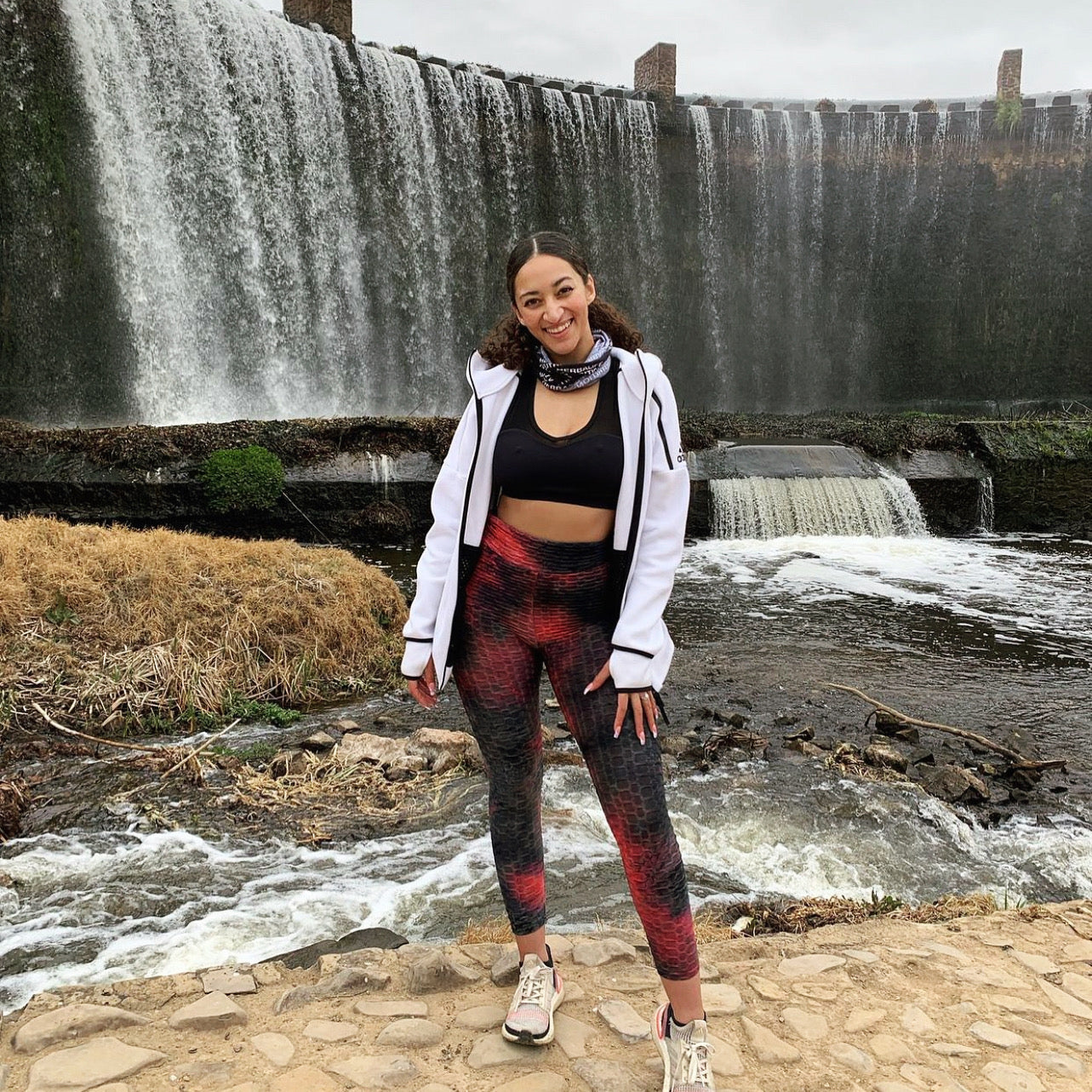 Venom T-dye textured leggings