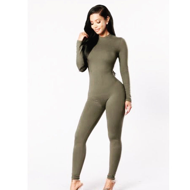Olive Full bodysuit