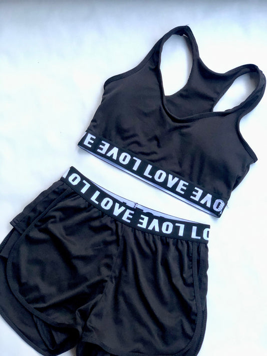One Love Shorts set