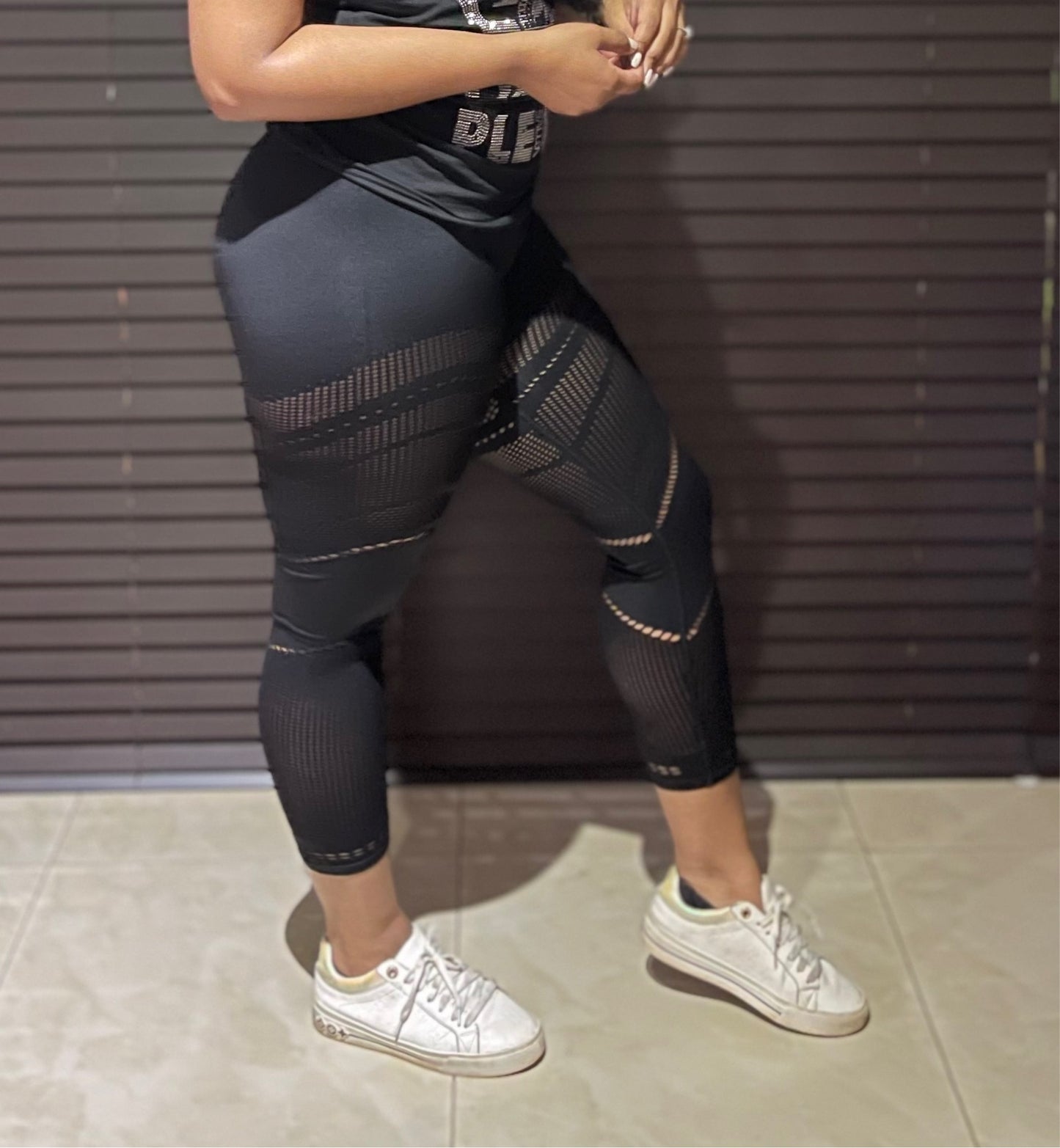 Stella net leggings