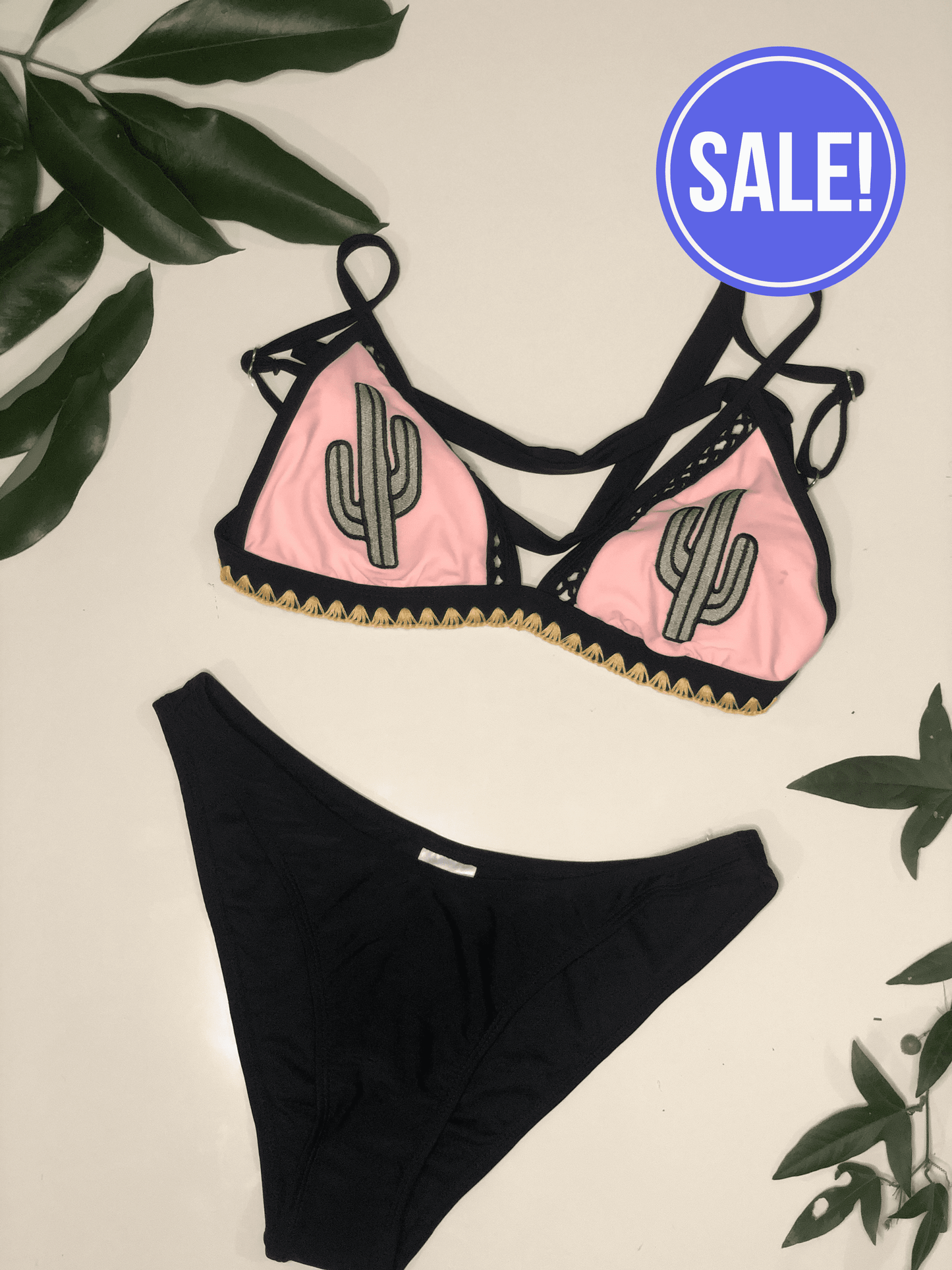 Cactus bikini -Small/Medium