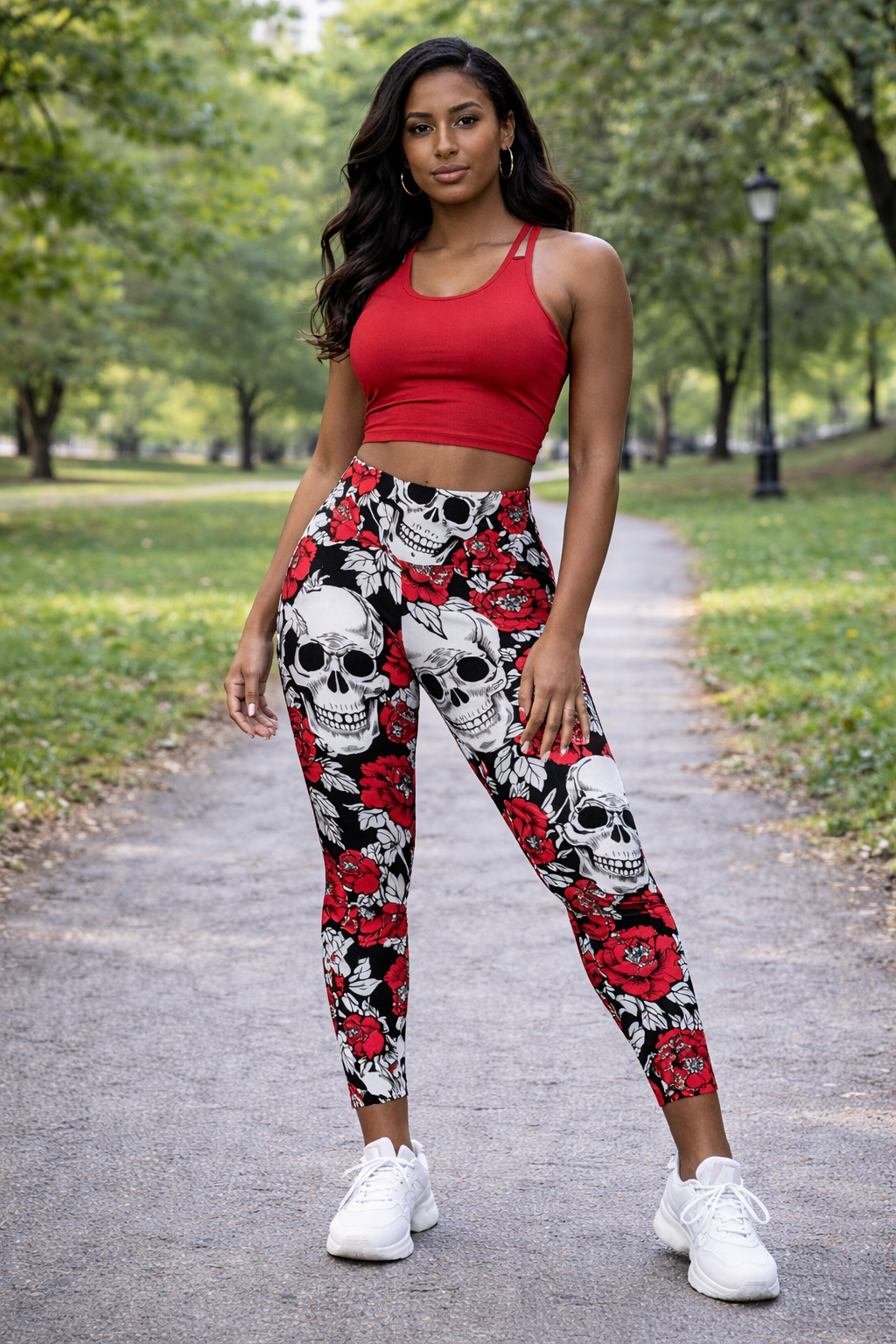 Skulls and Roses Leggings