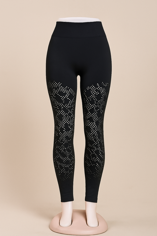 Black Opal Net Leggings