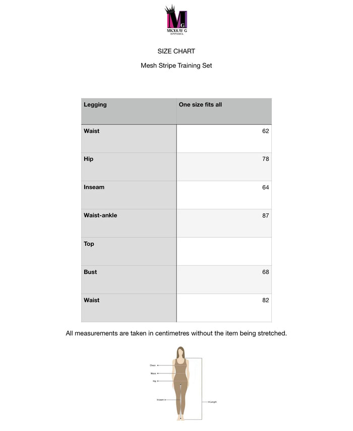 Mesh stripe training set