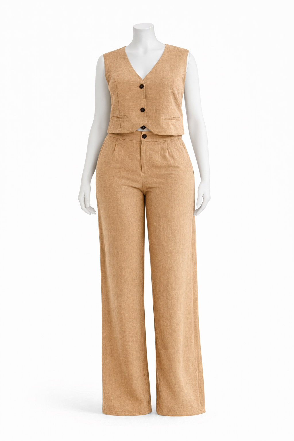 Waistcoat Casual Pants Set
