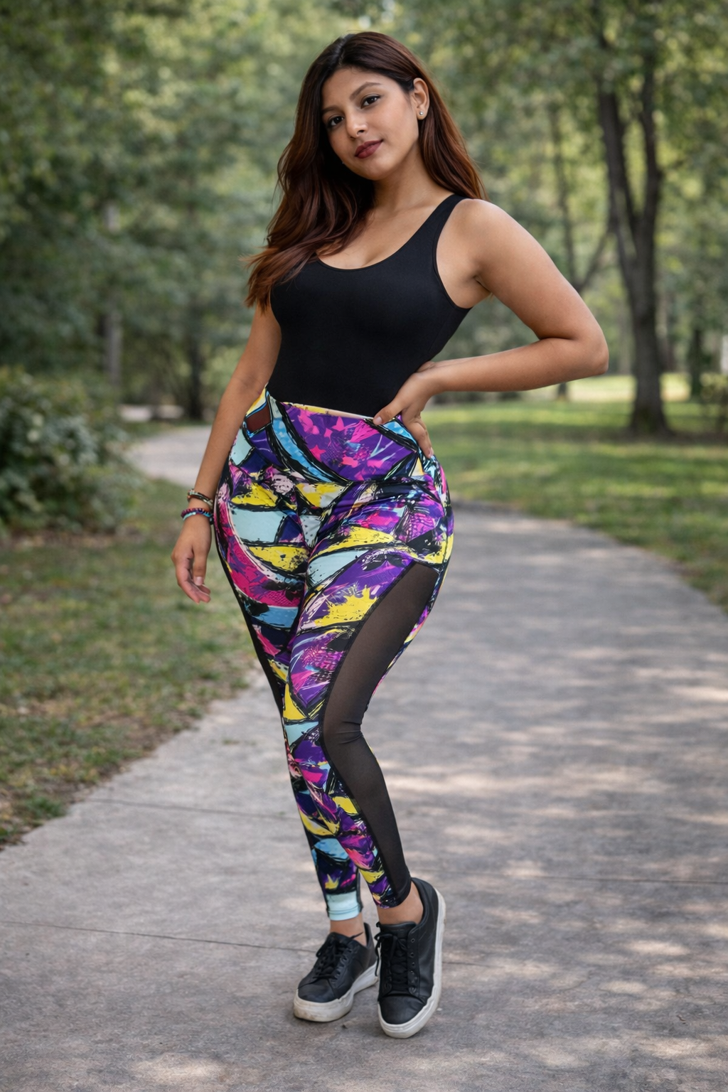 Butterfly Sanctuary Mesh Leggings