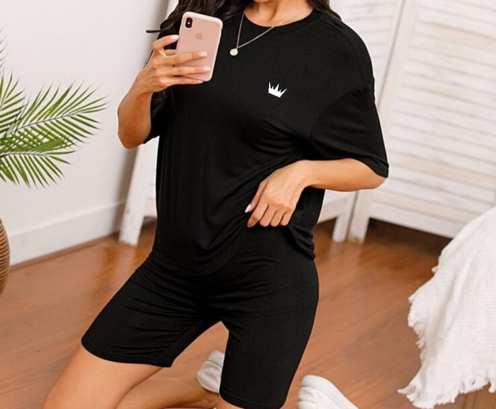 Biker shorts set