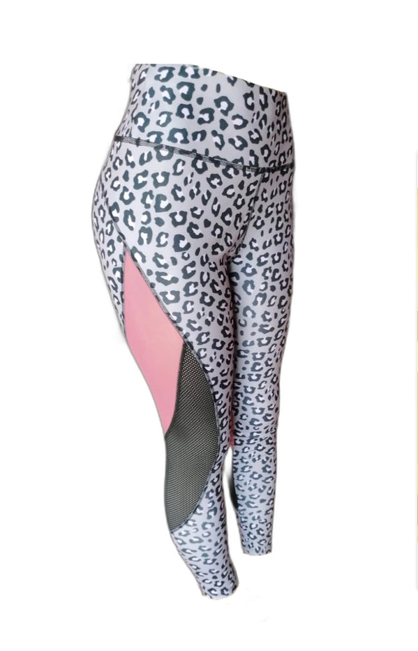Leopard Mesh leggings