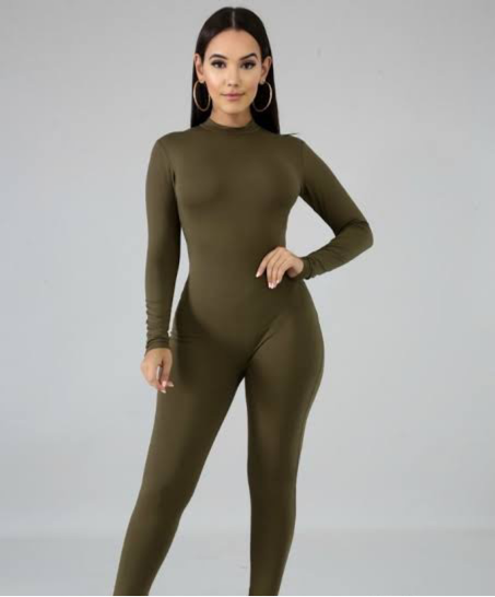 Olive Full bodysuit