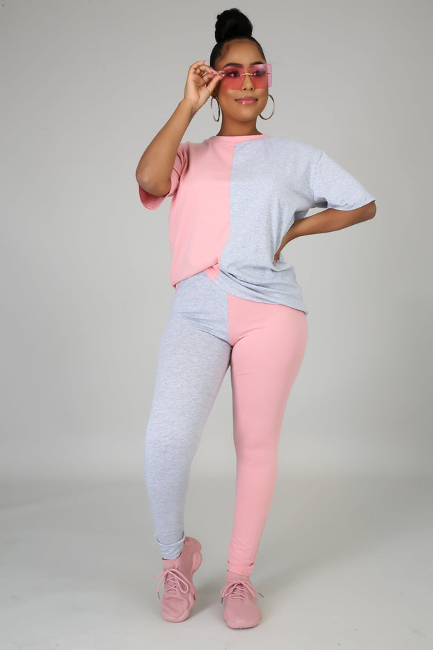 Zagged shirt set